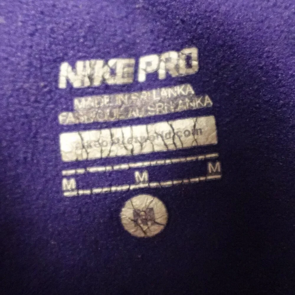 Nike Pro Dri-Fit‎ Leggings Women’s Medium Purple Pink Athletic Training Tights